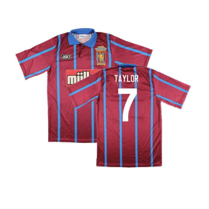 Aston Villa 1993-95 Home (XL) (Excellent) (Taylor 7)