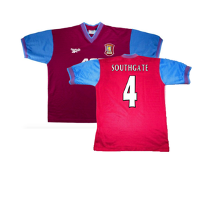 Aston Villa 1997-1998 Home Shirt (Excellent) (Southgate 4)_0