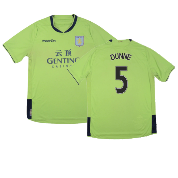 Aston Villa 2012-13 Away Shirt (S) (Excellent) (Dunne 5)