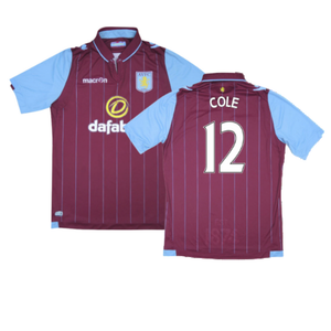 Aston Villa 2014-15 Home Shirt (Excellent) (Cole 12)_0