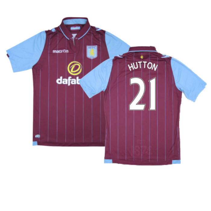 Aston Villa 2014-15 Home Shirt (Excellent) (Hutton 21)