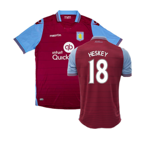 Aston Villa 2015-16 Home Shirt (XL) (Very Good) (Heskey 18)_0