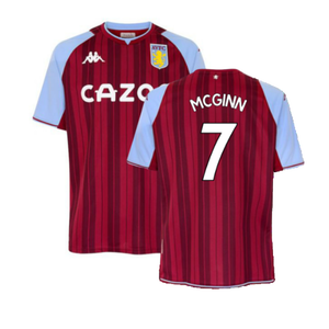 Aston Villa 2021-22 Home Shirt (M) (McGINN 7) (Excellent)_0