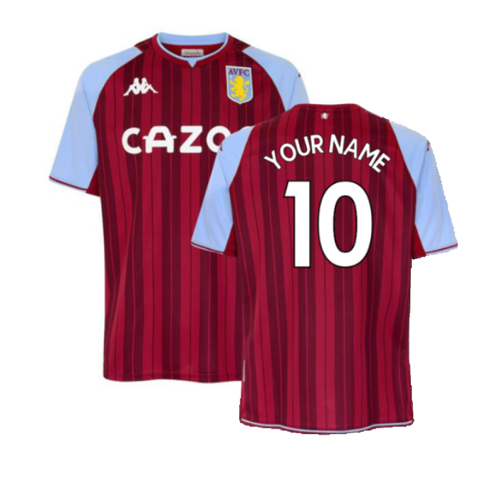 Aston Villa 2021-22 Home Shirt (M) (Your Name 10) (Excellent)