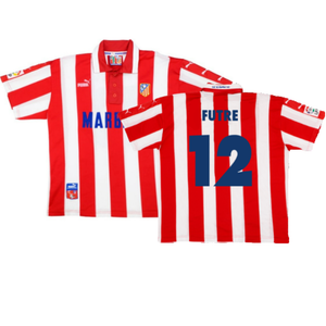 Atletico Madrid 1997-1998 Home Shirt (M) (Excellent) (Futre 12)_0