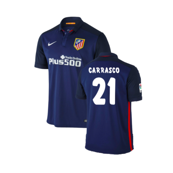 Atletico Madrid 2015-16 Away Shirt (XLB) (Excellent) (Carrasco 21)