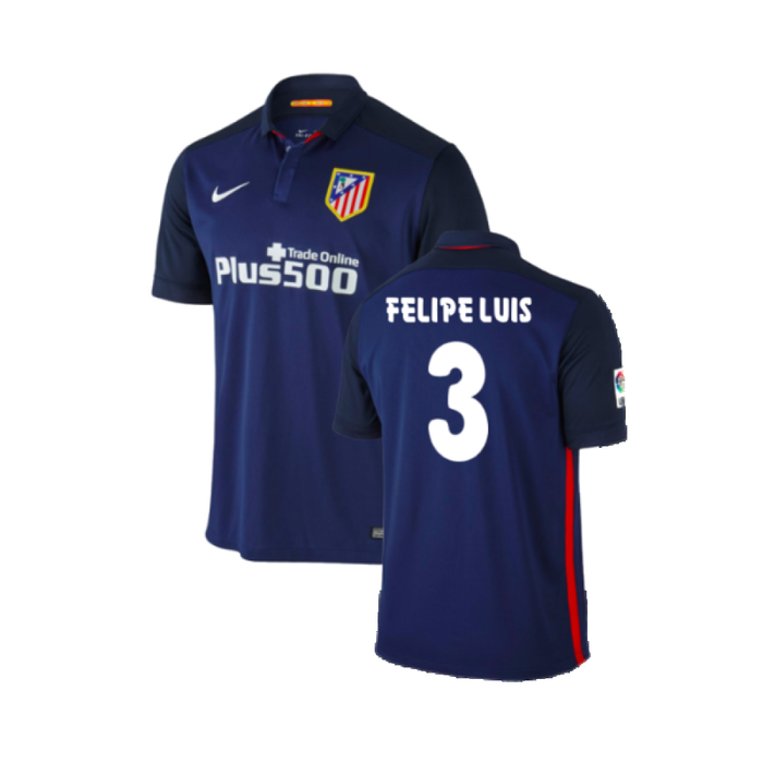 Atletico Madrid 2015-16 Away Shirt (XLB) (Excellent) (Felipe Luis 3)