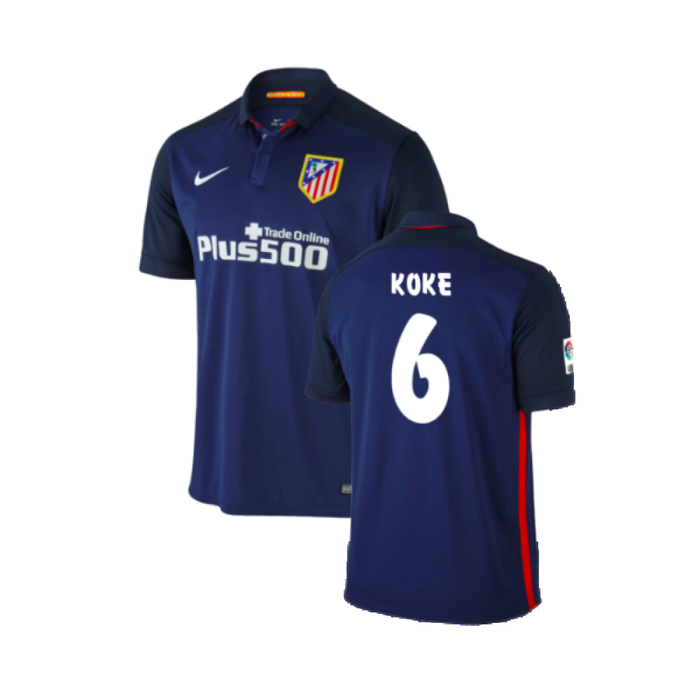 Atletico Madrid 2015-16 Away Shirt (XLB) (Excellent) (Koke 6)