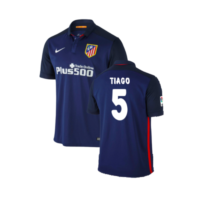 Atletico Madrid 2015-16 Away Shirt (XLB) (Excellent) (Tiago 5)