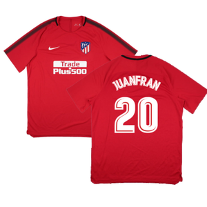 Atletico Madrid 2017-18 Nike Training Shirt (XL) (Juanfran 20) (Mint)_0