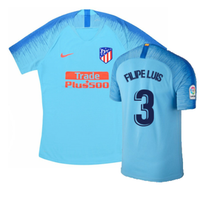 Atletico Madrid 2018-19 Away Shirt (M) (Good) (Filipe Luis 3)_0