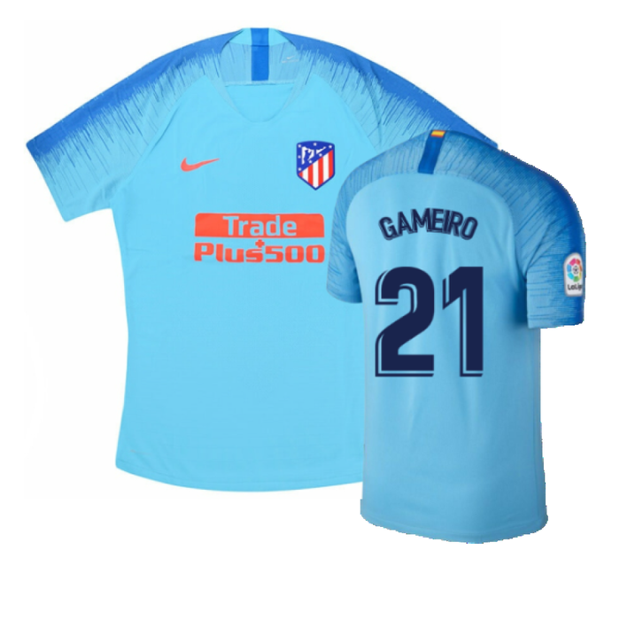 Atletico Madrid 2018-19 Away Shirt (S) (Mint) (Gameiro 21)