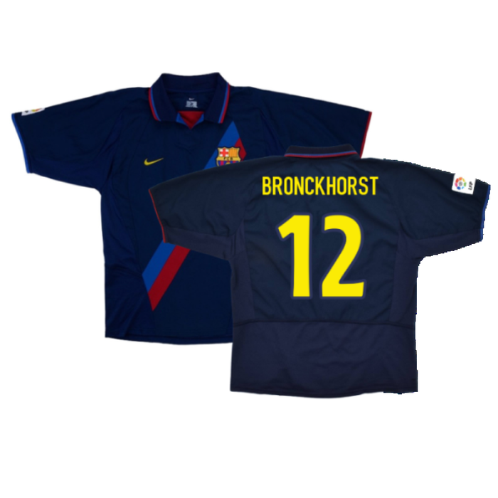 Barcelona 2003-04 Third Shirt (L) (Fair) (Bronckhorst 12)