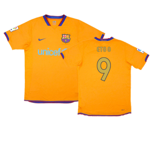 Barcelona 2006-07 Away Shirt (XL) (Good) (Eto O 9)_0