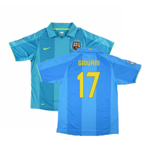 Barcelona 2007-08 Away Shirt (XXL) (Excellent) (Giovani 17)_0