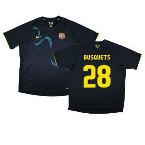 Barcelona 2008-09 Nike Training Shirt (2XL) (Busquets 28) (Excellent)_0