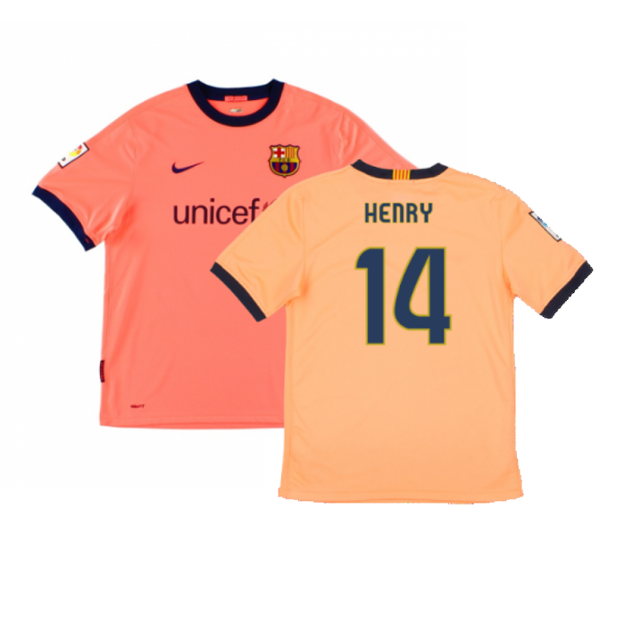 Barcelona 2009-10 Away Shirt (S) (Excellent) (Henry 14)