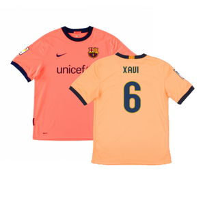 Barcelona 2009-10 Away Shirt (S) (Excellent) (Xavi 6)_0