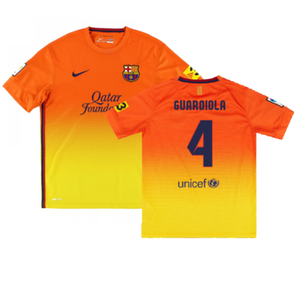 Barcelona 2012-13 Away Shirt (XL) (Very Good) (Guardiola 4)_0