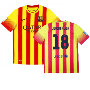 Barcelona 2013-14 Away Shirt (Very Good) (Jordi Alba 18)_0