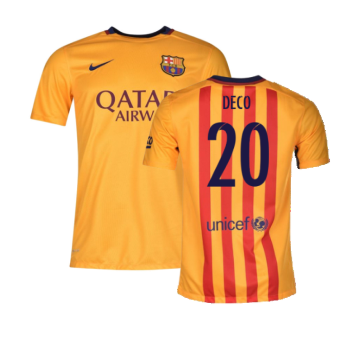 Barcelona 2015-16 Away Shirt (XLB) (Excellent) (Deco 20)