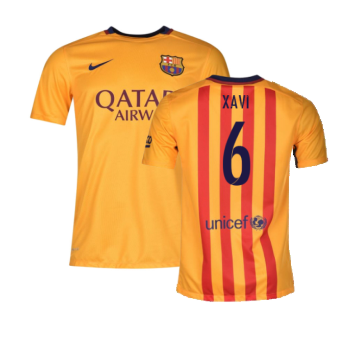 Barcelona 2015-16 Away Shirt (MB) (Mint) (Xavi 6)