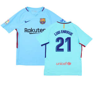 Barcelona 2017-18 Away Shirt (2XL) (Very Good) (Luis Enrique 21)_0