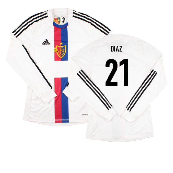 Basel 2012-14 Long Sleeve Away Shirt (Player Version) (S) (Very Good) (Diaz 21)