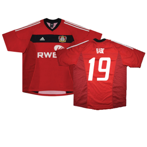 Bayer Leverkusen 2002-04 Home Shirt (Good) (Babic 19)_0