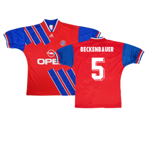 Bayern Munich 1993-95 Home Shirt (S) (Excellent) (Beckenbauer 5)_0