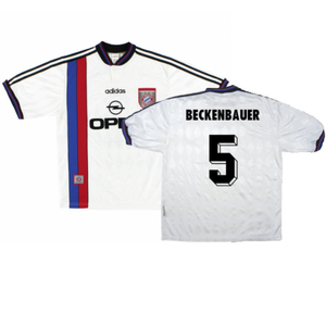 Bayern Munich 1996-98 Away Shirt (L) Strunz #8 (Fair) (Beckenbauer 5)_0