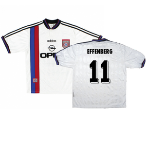 Bayern Munich 1996-98 Away Shirt (L) Strunz #8 (Fair) (Effenberg 11)_0