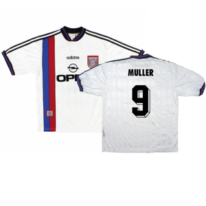 Bayern Munich 1996-98 Away Shirt (L) Strunz #8 (Fair) (Muller 9)_0