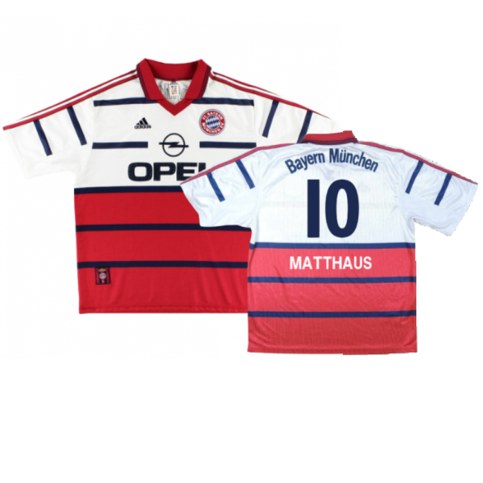 Bayern Munich 1998-00 Away Shirt (Excellent) (Matthaus 10)