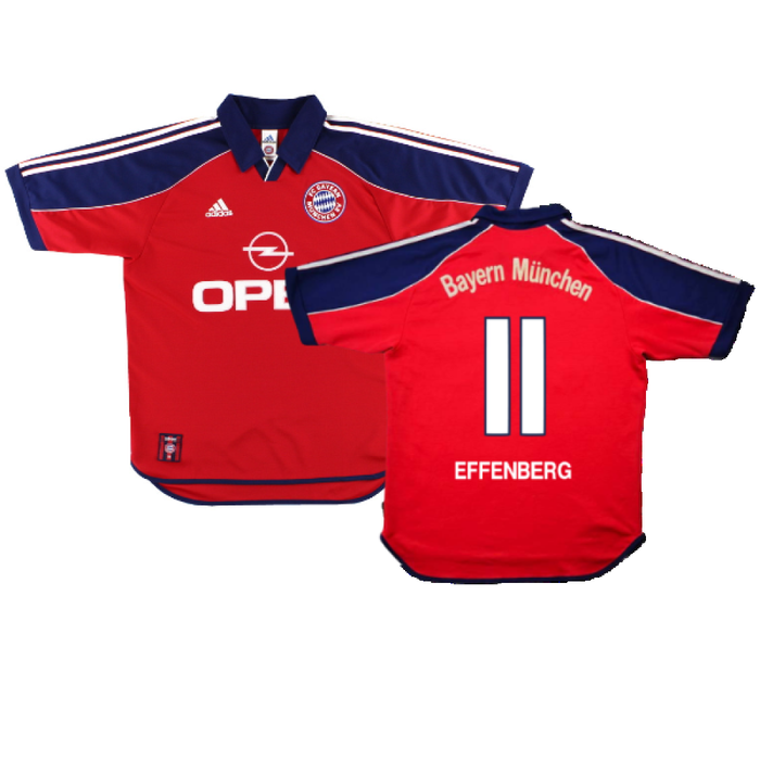 Bayern Munich 1999-01 Home Shirt (Excellent) (Effenberg 11)