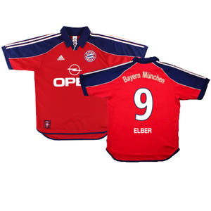 Bayern Munich 1999-01 Home Shirt (S) (Excellent) (Elber 9)_0