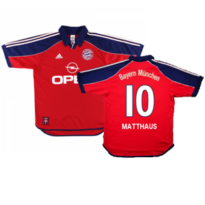 Bayern Munich 1999-01 Home Shirt (XL) (Very Good) (Matthaus 10)_0