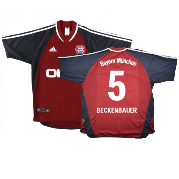 Bayern Munich 2001-02 Home Shirt (S) (Very Good) (Beckenbauer 5)