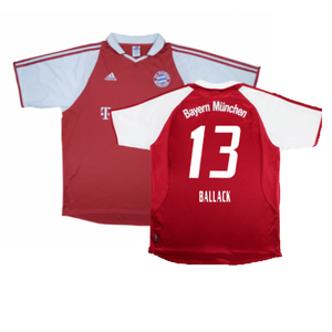 Bayern Munich 2003-04 Home Shirt (Very Good) (Ballack 13)_0