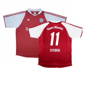 Bayern Munich 2003-04 Home Shirt (Very Good) (Effenberg 11)_0