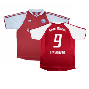 Bayern Munich 2003-04 Home Shirt (XL) (Very Good) (Lewandowski 9)_0