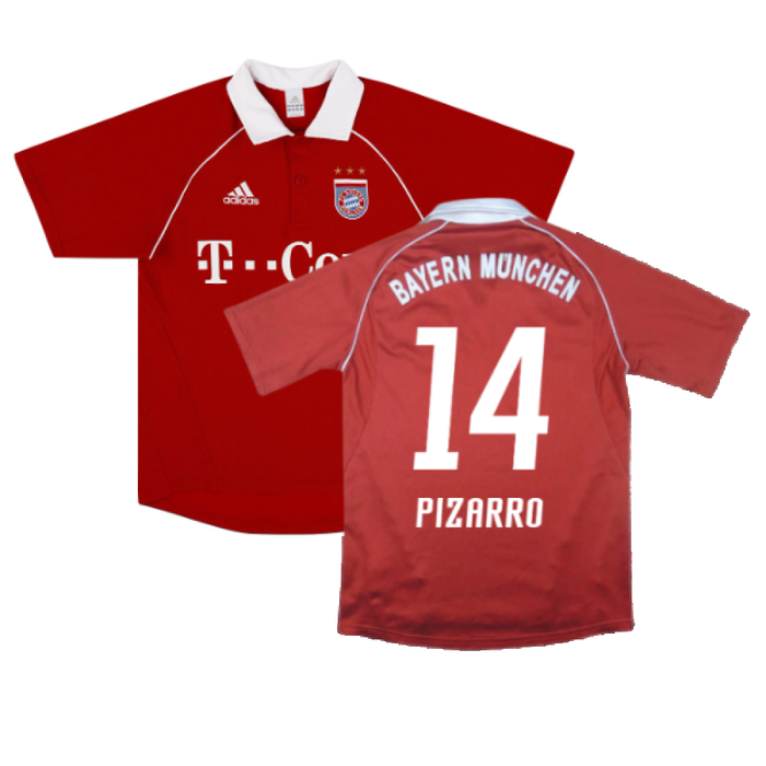 Bayern Munich 2005-06 Home Shirt (Good) (Pizarro 14)