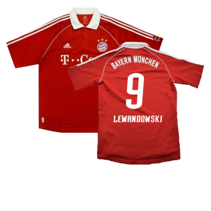 Bayern Munich 2006-07 Home Shirt (Excellent) (Lewandowski 9)