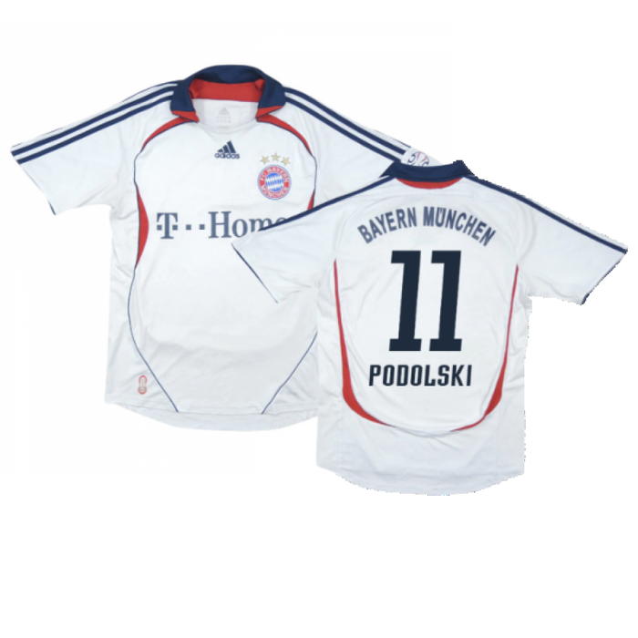 Bayern Munich 2006-08 Away Shirt (S) (Excellent) (Podolski 11)