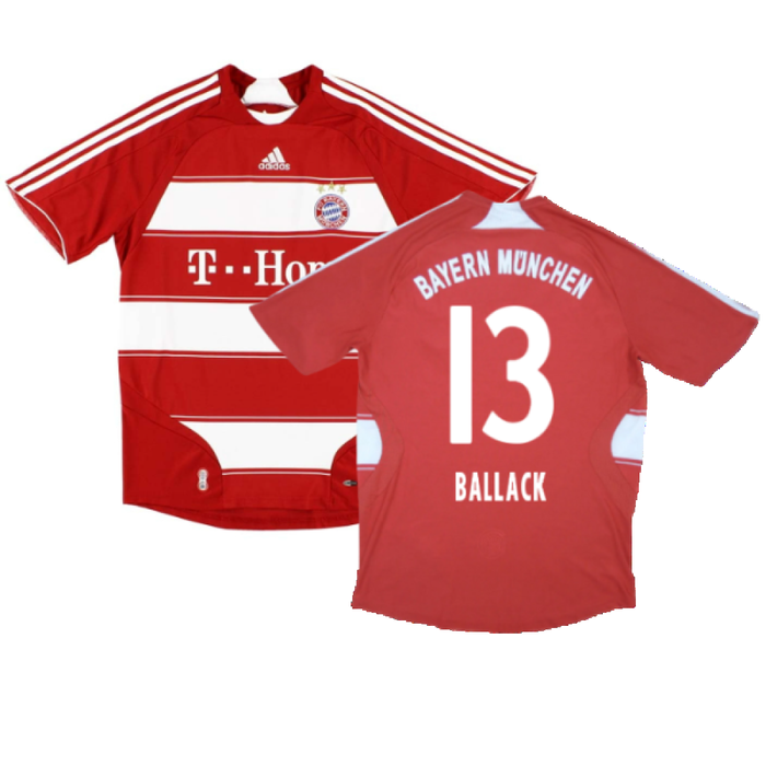 Bayern Munich 2007-09 Home Shirt (M) (Excellent) (Ballack 13)