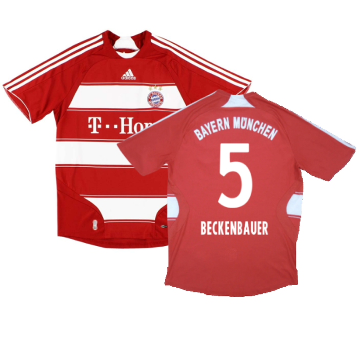 Bayern Munich 2007-08 Home Shirt (M) (Very Good) (Beckenbauer 5)