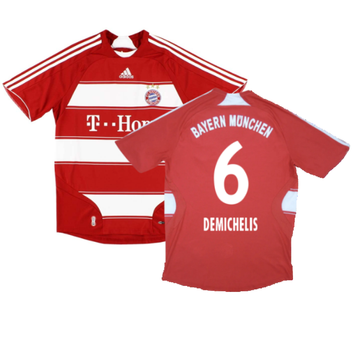 Bayern Munich 2007-08 Home Shirt (M) (Very Good) (Demichelis 6)