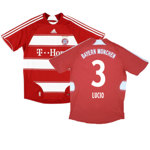 Bayern Munich 2007-08 Home Shirt (M) (Very Good) (Lucio 3)_0