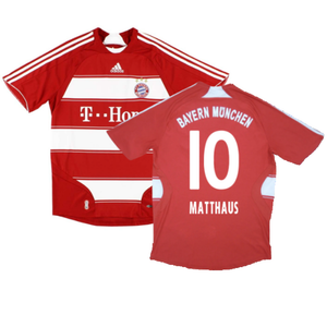 Bayern Munich 2007-09 Home Shirt (M) (Fair) (Matthaus 10)_0