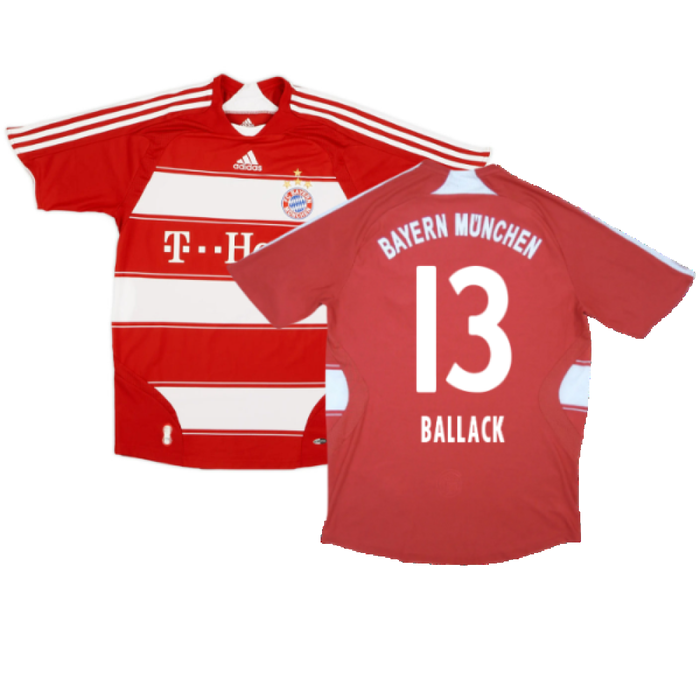 Bayern Munich 2007-09 Home Shirt (XL Boys) Schweinsteiger #31 (Good) (Ballack 13)